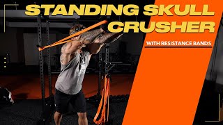 Awesome Triceps Exercise with Resistance Bands - Build Bigger Arms