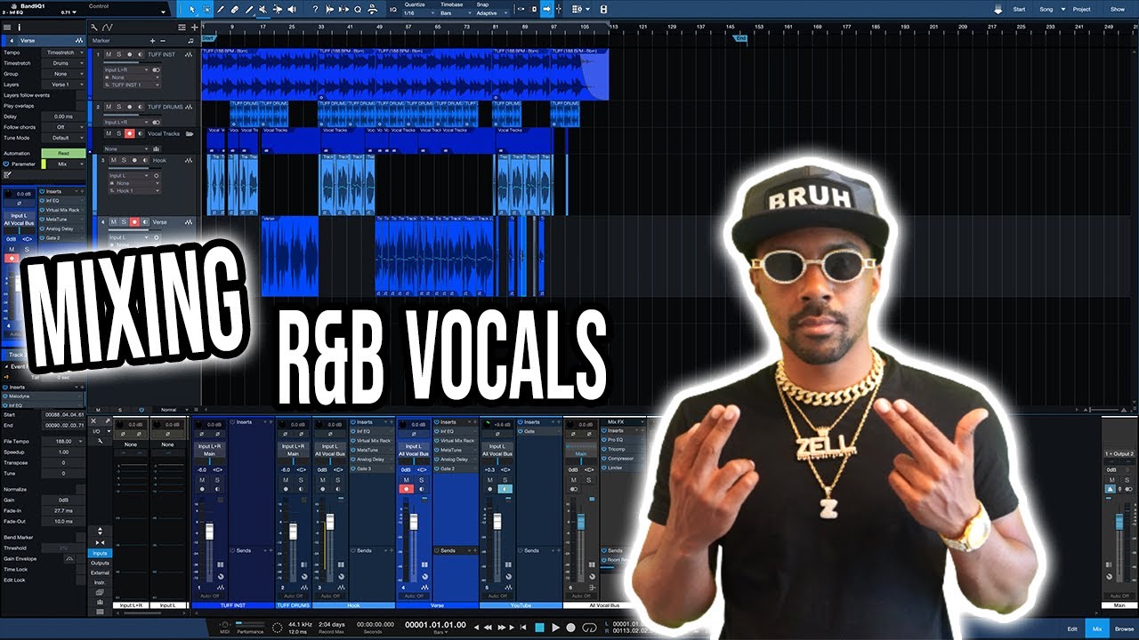 Mixing Professional R&B Vocals In Studio One - YouTube