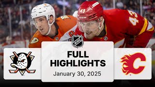 NHL Highlights | Ducks vs. Flames - January 30, 2025