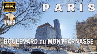 【4K】🇫🇷Paris Walking Tour》Boulevard du Montparnasse 2021