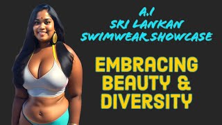 Sri Lankan Swimwear Showcase: Embracing Beauty \u0026 Diversity #fashionblogger #fashiondesigner #ai