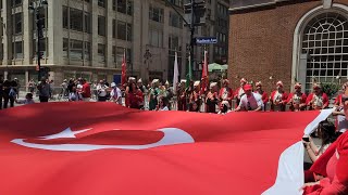 New York'taki 'Türk Günü Yürüyüşü'nden muhteşem görüntüler