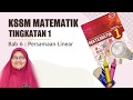 MATEMATIK KSSM TING 1 : Persamaan Linear Serentak 2 Pemboleh Ubah (Kaedah Graf)