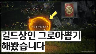 [아키] 길드상인 그로아 뽑기