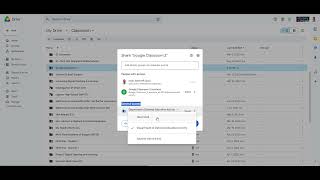 Google Classroom Folder Permissions