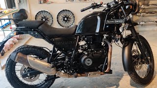 TEFLON COATING ON ROYAL ENFIELD HIMALAYAN BS4 AT THE BIKERZ