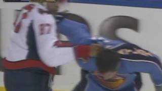 Donald Brashear vs Zach Bogosian Oct 10, 2008