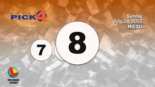 Wisconsin Lottery Midday Draw 07/24/2022