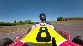 Eugene Panenko \u0026 Luke Kohrman AMP Kart Racing School 360 onboard