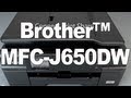 Compact Inkjet All-in-One with Touchscreen Display | Brother MFC-J650DW Review