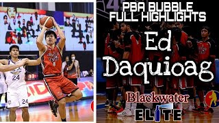 Ed Daquioag PBA Bubble Full Highlights