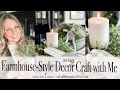 FARMHOUSE-STYLE DECOR CRAFT WITH ME | 7 DIY DECOR IDEAS | 2023