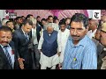 cm nitish kumar attends engagement ceremony of son of his pso in rewari