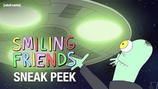 Smiling Friends | Season 2 | Charlie, Pim and Bill VS The Alien  - Sneak Peek | Adult Swim UK 🇬🇧
