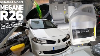 Renault Sport Megane R26 - Coolant change