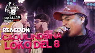 REACCIONO A MI BATALLA CON CAQUIÑA vs NECIA Y KG EN DUELO DE 8