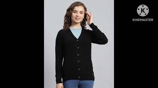 Latest designs of ladies woolen cardigans | girls fancy sweater design | woollen sweater design