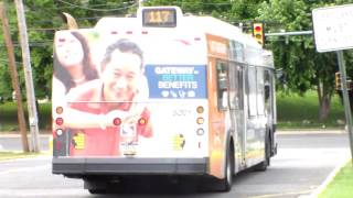 SEPTA BUS: HYBRID NEW FLYER DE41LF 8201 FULLY WRAPPED PT2