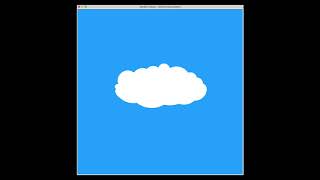 Drawing Random Clouds with Python Turtle (Tutorial Available)