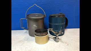 Ultralight Cook Kit - Toaks 750 - GSI Infinity Mug