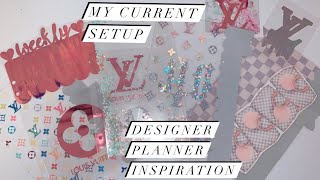 Luxury planner accessory ideas and my current setup