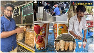 20 ரூபாய் கூழ் குடிக்க ஒரு வண்டி நிறைய snacks ah? - ராகி \u0026 கம்பு கூழ் - பாண்டியன் - Unlimited Snacks