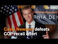 California Governor Newsom defeats GOP recall effort