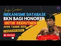 PLT KEPALA BKN!! MEKANISME PENDATAAN NON ASN YANG TELAH MASUK DIDALAM DATABASE BKN TAHUN 2021 UNTUK