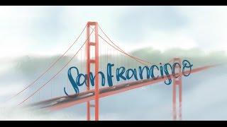 Drawing the 'Golden Gate Bridge' San Francisco