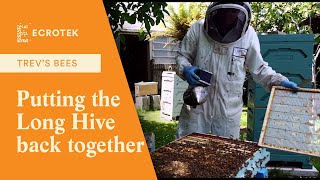 Trevs Bees - Honey Harvest - Putting On Bee Escape Boards