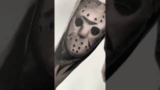 🔪 Jason Voorhees Tattoo by Rayne.tattoos