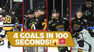 4 goals in 100 seconds! 🙀 | Nottingham Panthers