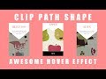 Awesome CSS Clip Path Shape Hover effect | HTML CSS
