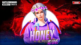 DAILY STREAM IS HERE DAY 3😂🤪YouTube Honey Is Live #bgmi #pubgmobile @YouTube Honey