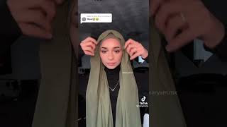 Flowy hijab hack for my muslim baddies from tiktok #tiktok #shorts