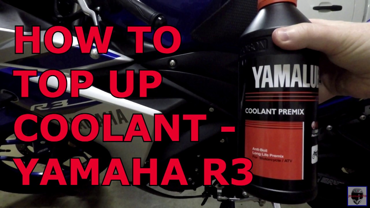 How To Top Up Coolant Yamaha R3 Youtube