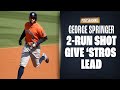 George Springer cranks 2-run HR to put Astros up early in ALDS Game 2