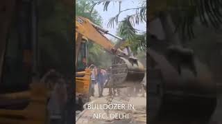 Demolition drive in Delhi’s posh New Friends Colony area