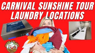 Carnival Sunshine | Laundry Room Locations And Tour