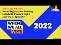 IPL's Voter Registration Training with When We All Vote