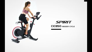 Connect to Your Favorite Bluetooth Apps with the CIC850 Indoor Cycle Bike by Spirit Fitness