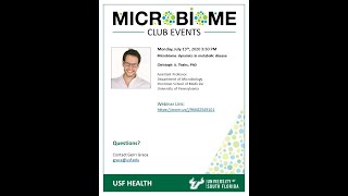 Webinar - Microbiome dynamics in metabolic disease - Dr. Christoph Thaiss