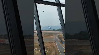 Aircraft Landing at Mangalore international Airport✈️ #viral #aircraft #landing #plane #flight