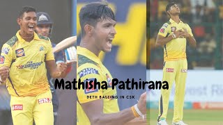 Mathisha Pathirana Final Over and deth balling in CSK In Grate performanceand