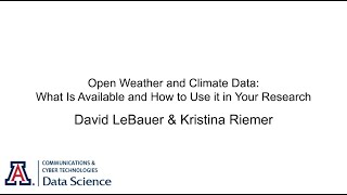 Using Climate and Weather Data in R [June 2021]