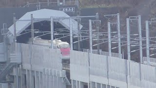 2018年11月18日　北海道新幹線　湯の里知内信号場　イーストアイ　East-i　（E926形）　通過