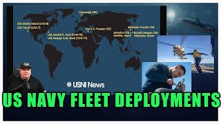 US Navy Fleet Deployment Around the World