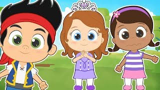 😊 IF YOU'RE HAPPY AND YOU KNOW IT with Princess and Friends 😊 Nursery Rhymes in English