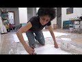 Ghada Amer - Paravent Girls preparation