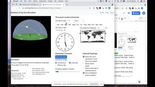 Sun's Path Lab explanation